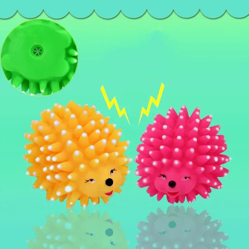 Hedgehog Soft Squeaky Ball Toys For Small Dogs