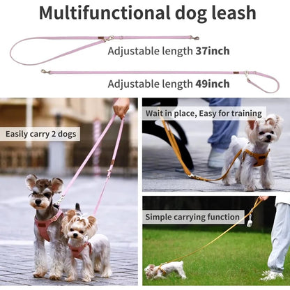 Adjustable Harness Pet Vest With Leash Breathable