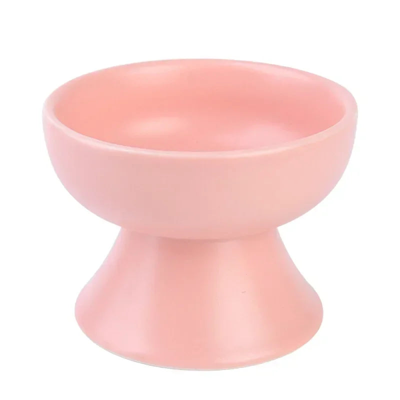 Cat Food Bowl Anti Vomiting, Elevated Ceramic