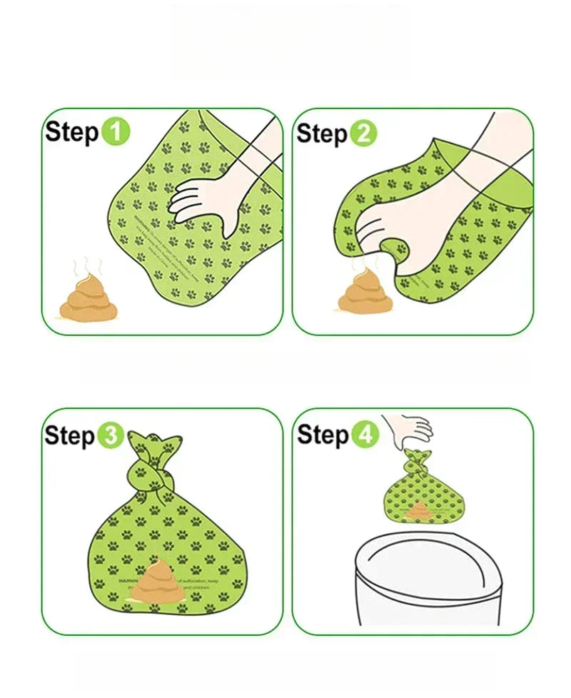 10/20 Roll Dog Poop Bags Refill Mixed Colors