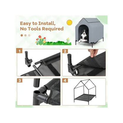 30x43 Pet House with Windows - Cozy Indoor/Outdoor
