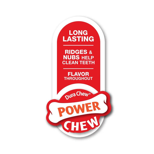 Nylon Dog Chew Toy Bone Peanut Butter Flavor