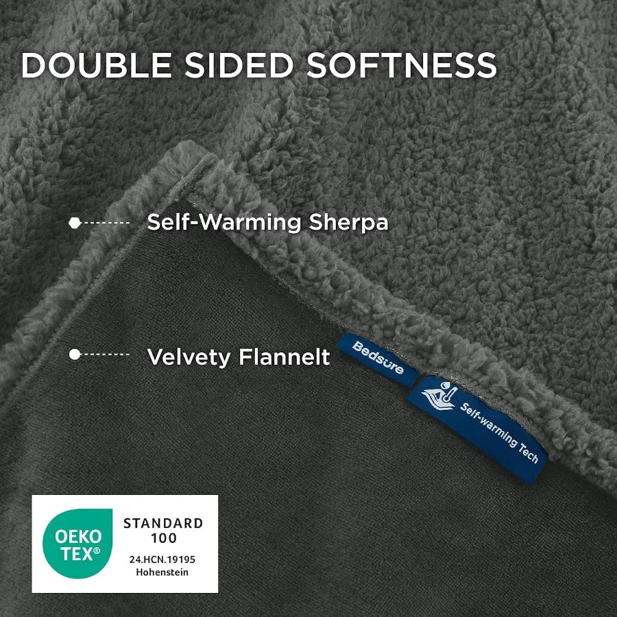 Self Warming Blanket for Large Dogs Waterproof Washable Fleece