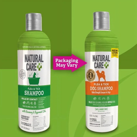 Flea and Tick Dog Shampoo Natural Plant Extracts Safe 12oz