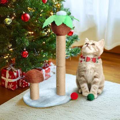 Cat Scratching Post Sisal Rope Scratcher Durable
