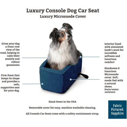 Console Dog Car Seat Small Harness Attachment Included