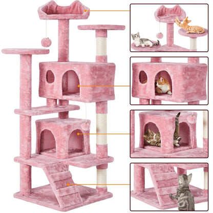 Scratching Post Fur Balls Perches Sturdy Base