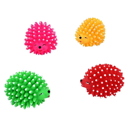 Hedgehog Soft Squeaky Ball Toys For Small Dogs