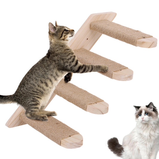 Wall Shelves Four Step Cat Climbing Perch Shelves