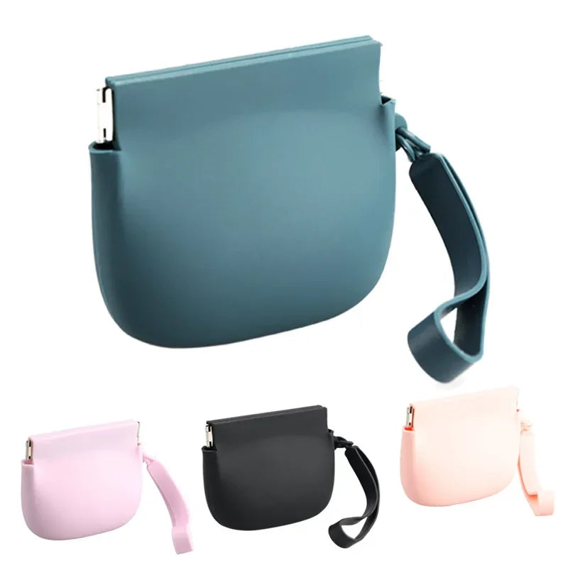 Silicone Dog Treat Bag Mini Portable Snack Pouch