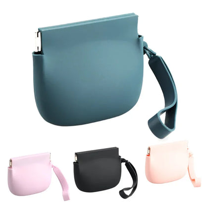 Silicone Dog Treat Bag Mini Portable Snack Pouch