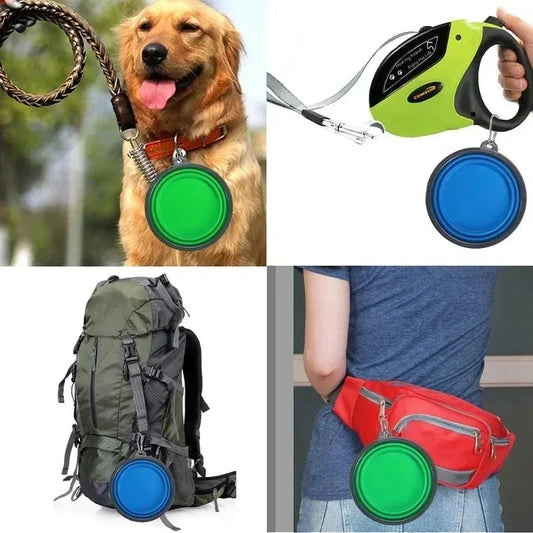 Pet Folding Bowl Outdoor Travel Portable Food Water
