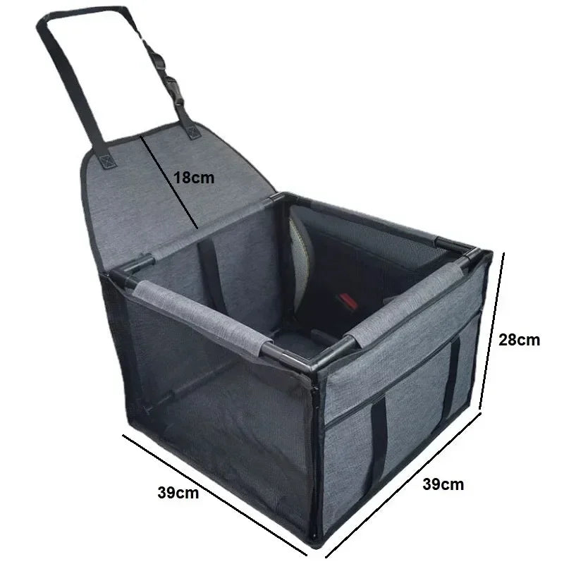 Waterproof Pet Transport Car Seat Basket