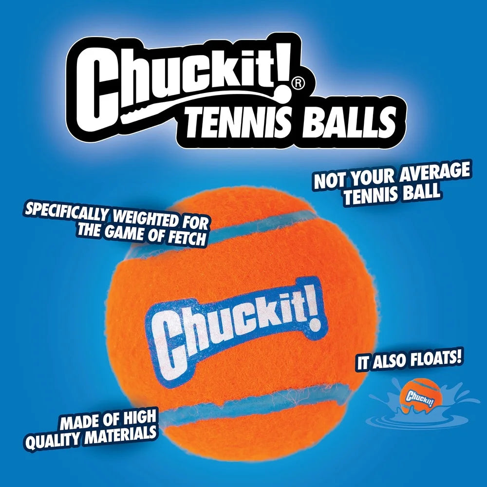 Tennis Ball Durable Rubber Core Floatable Washable Interactive