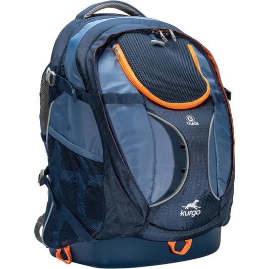 Navy Blue Dog Carrier Backpack Waterproof Bottom