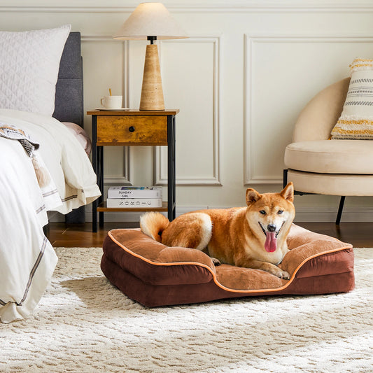 Orthopedic Dog Bed Memory Foam Washable Waterproof Liner