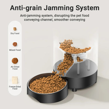 Automatic Pet Feeder 2L Smart Kibble Dispenser Wi-Fi App