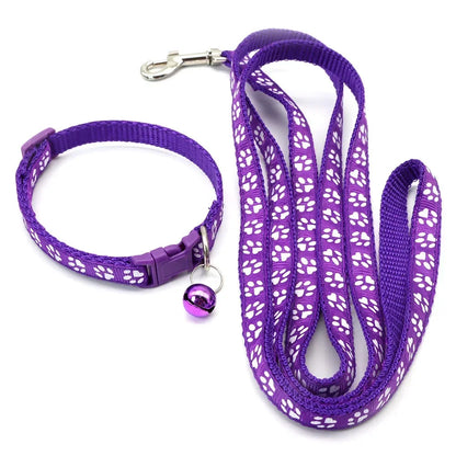 Leash Adjustable Collar Printed