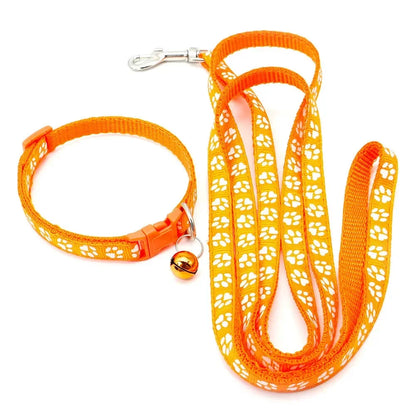 Leash Adjustable Collar Printed