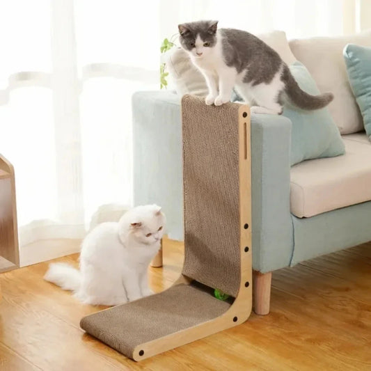 L Shape Cat Scratcher, Protecting Furniture Cardboard