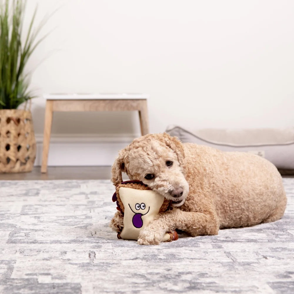Dog Toy with Squeaker Soft Cuddly Interactive