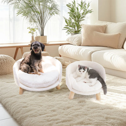 Pet Sofa Bed Raised Bed Removable Cushion