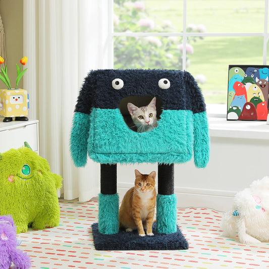 Monster Series Cat Tower Big Condo Sisal-Wrapped Legs