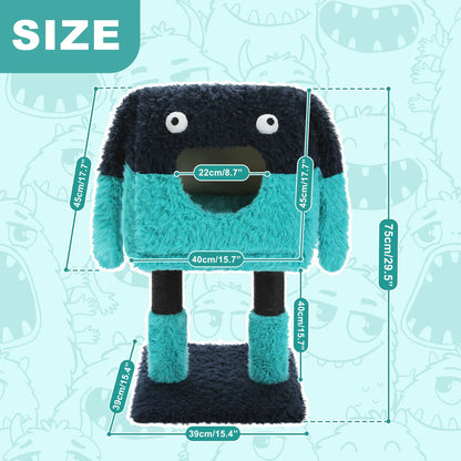 Monster Series Cat Tower Big Condo Sisal-Wrapped Legs