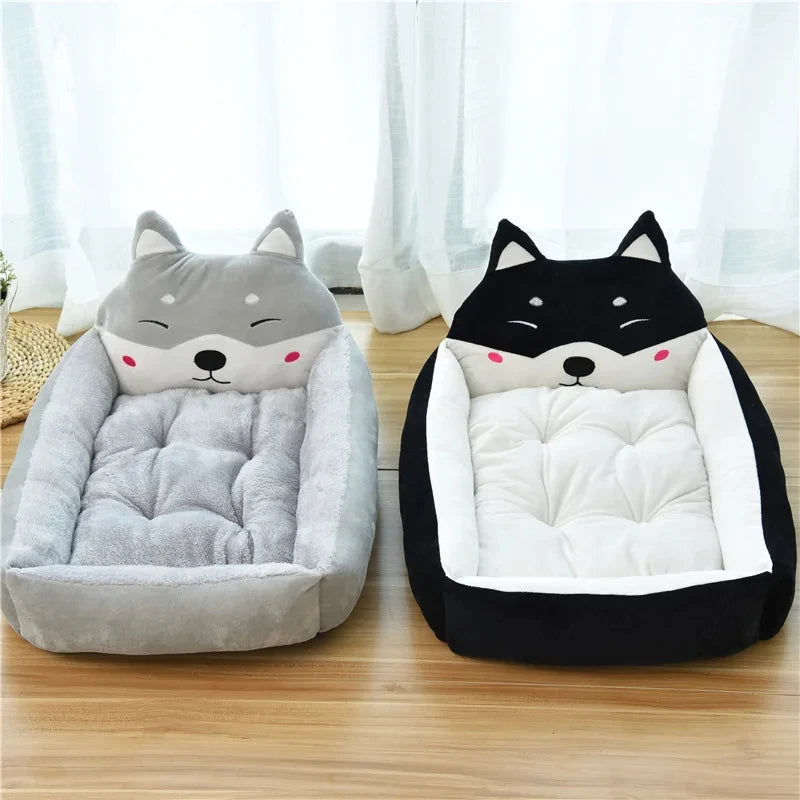 Sofa Washable Cartoon Pet Beds for Small Dogs Cats