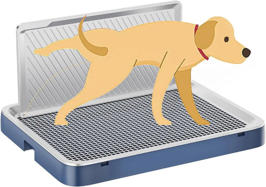 Indoor Dog Potty Tray with High Wall,25.59"X19.69"