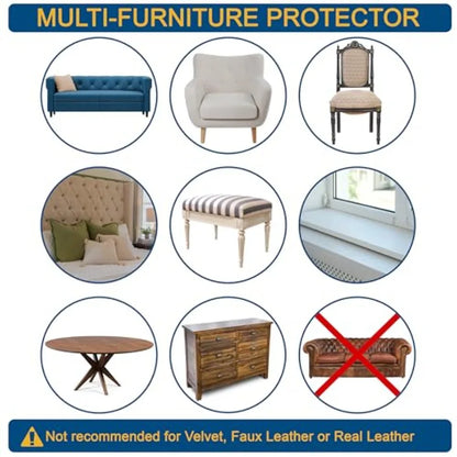 Ultra Clear Anti Cat Scratch Shields 10 Pack, Protects Furniture